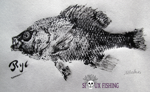 Gyotaku de Perche Soleil