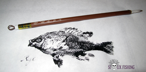 Gyotaku de Perche Soleil