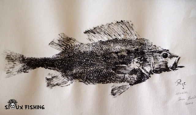 Gyotaku de perche