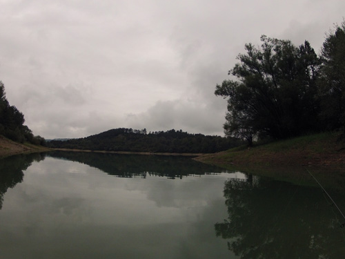 Vouglans par temps pluivieux