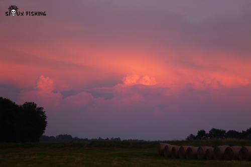 Temps orageux sur les prairies