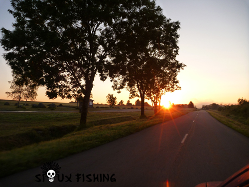 Sur la route pour le lac Chalain