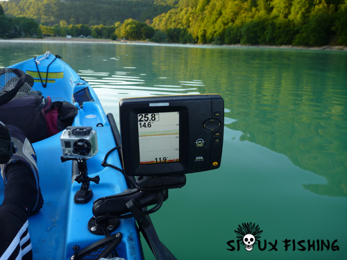 Pêche en kayak au lac Chalain