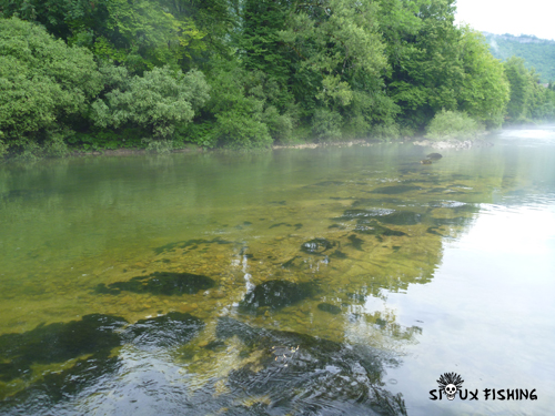 La rivière après la pluie