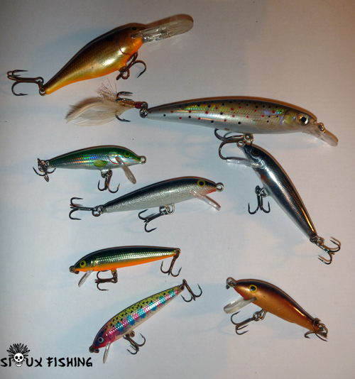 Poisson nageur pour la truite