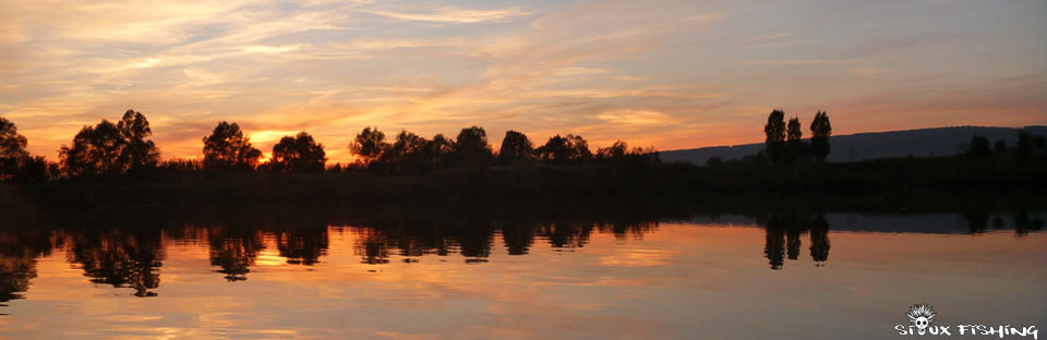 La Saône un soir d'Automne