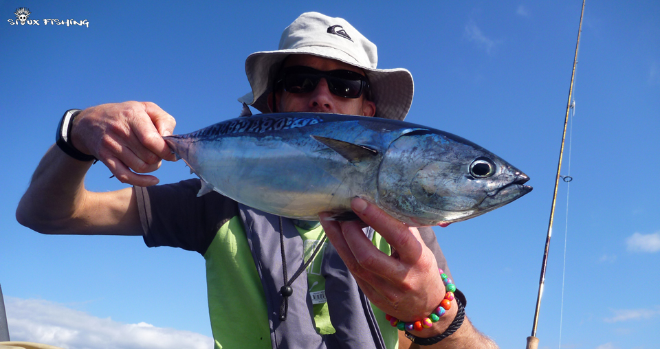Pêche des bonites en kayak