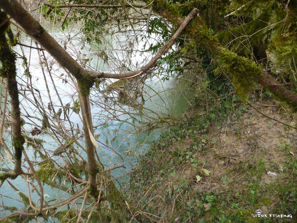 Poste à truite encombré de la Haute rivière d'Ain Poste à truite encombré de la Haute rivière d'Ain