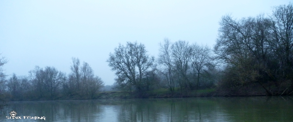 La Seille La Seille, un jour froid et gris