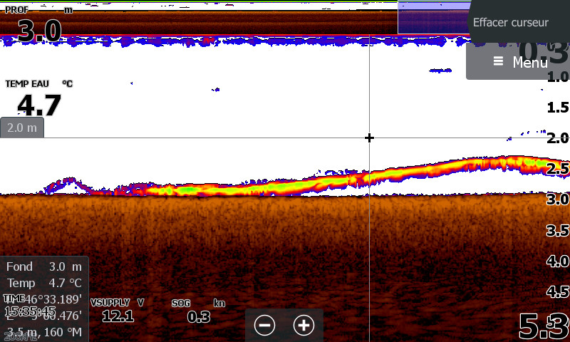 suivi de sandre au sondeur suivi de sandre au sondeur